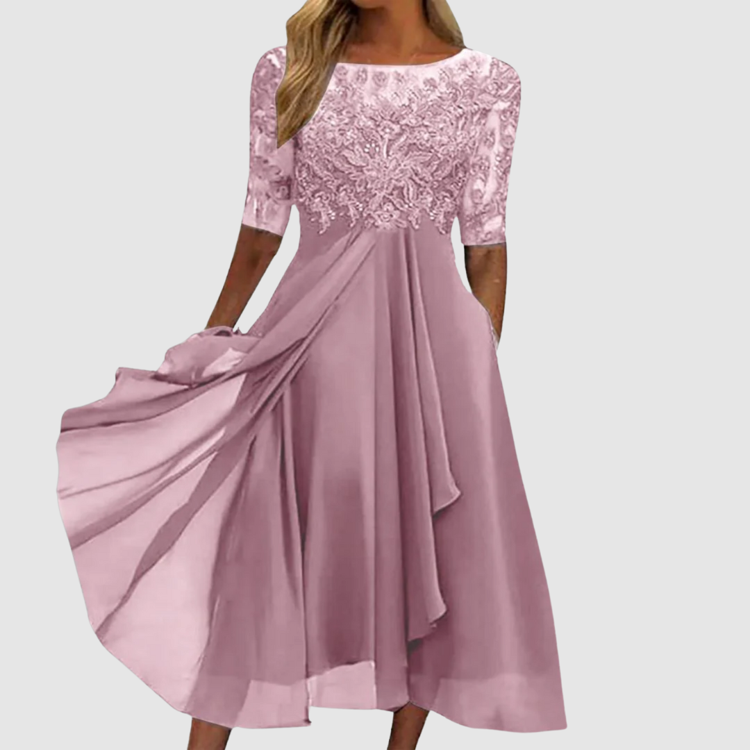 Leontýna – Elegantní krajkové šaty