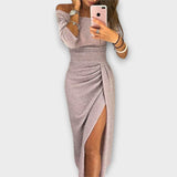 Lena – Elegantní šaty s odhalenými rameny