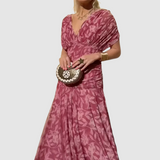 Lucie – Elegantní šaty s V-výstřihem