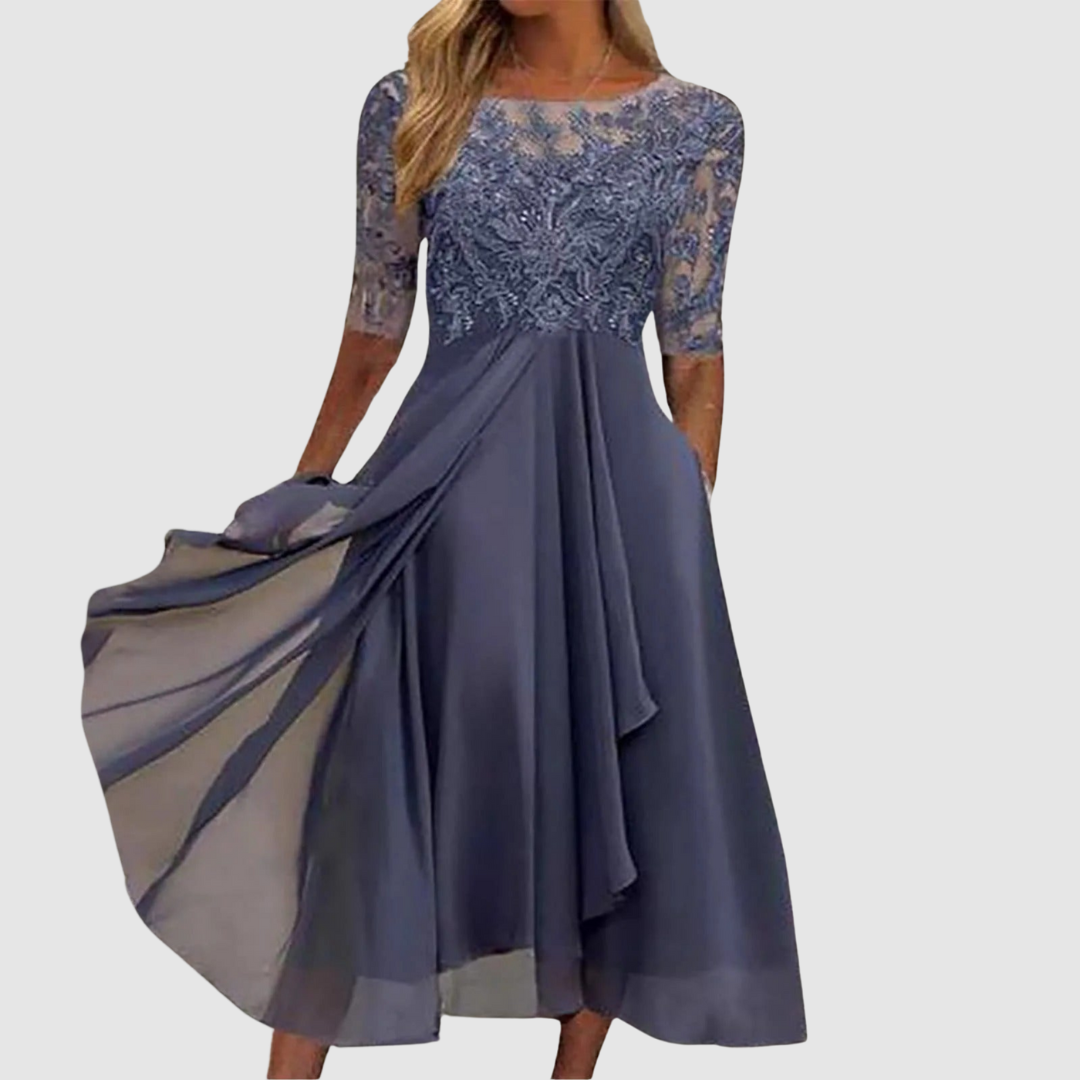 Leontýna – Elegantní krajkové šaty