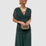 Lucie – Elegantní šaty s V-výstřihem