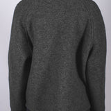 Dámský vlněný kabát Loose fit - Dark gray