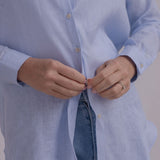 Dámská lněná košile - loose fit