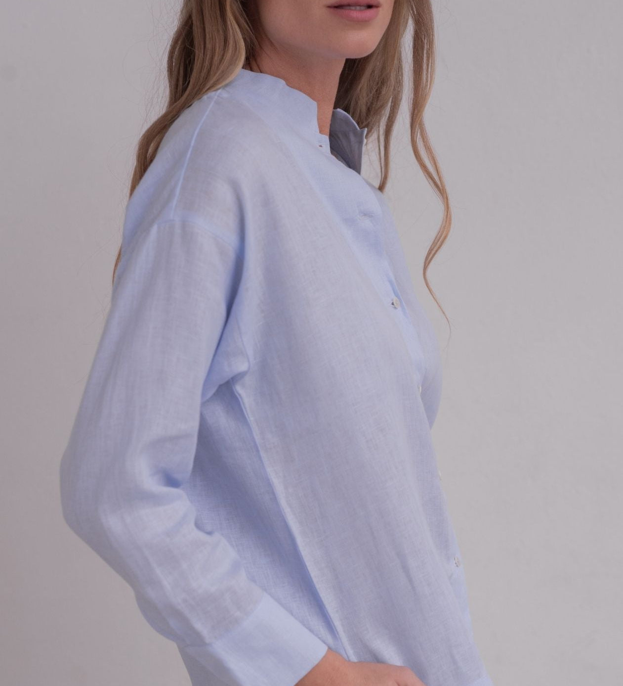 Dámská lněná košile - regular fit