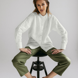Dámská lněná košile - regular fit