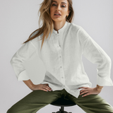 Dámská lněná košile - regular fit