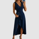 Valerie – Elegantní zavinovací šaty s V-výstřihem